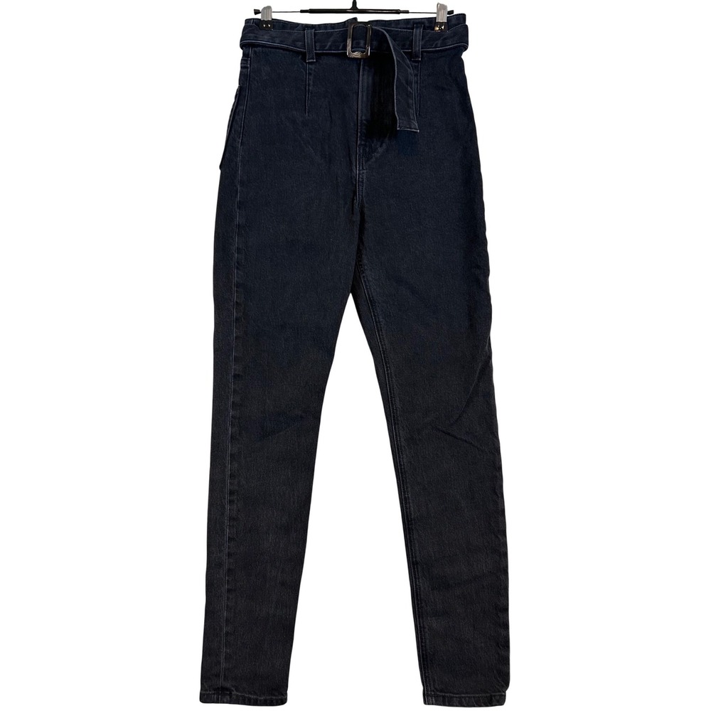 Reformation Jeans Womens 26 Kayo High & Skinny Black Erie Paper Bag Waist Womens